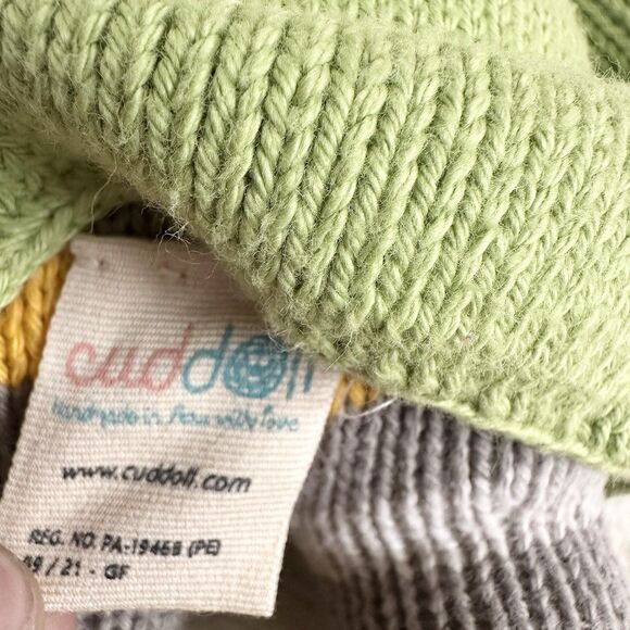 Cuddoll Ola the Owl Stay Wild Baby Toys Kids Toys Little 13'' Knit Organic - Picture 4 of 6